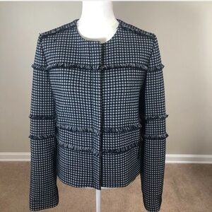 Tweed with fringe jacket by Emerson Rose